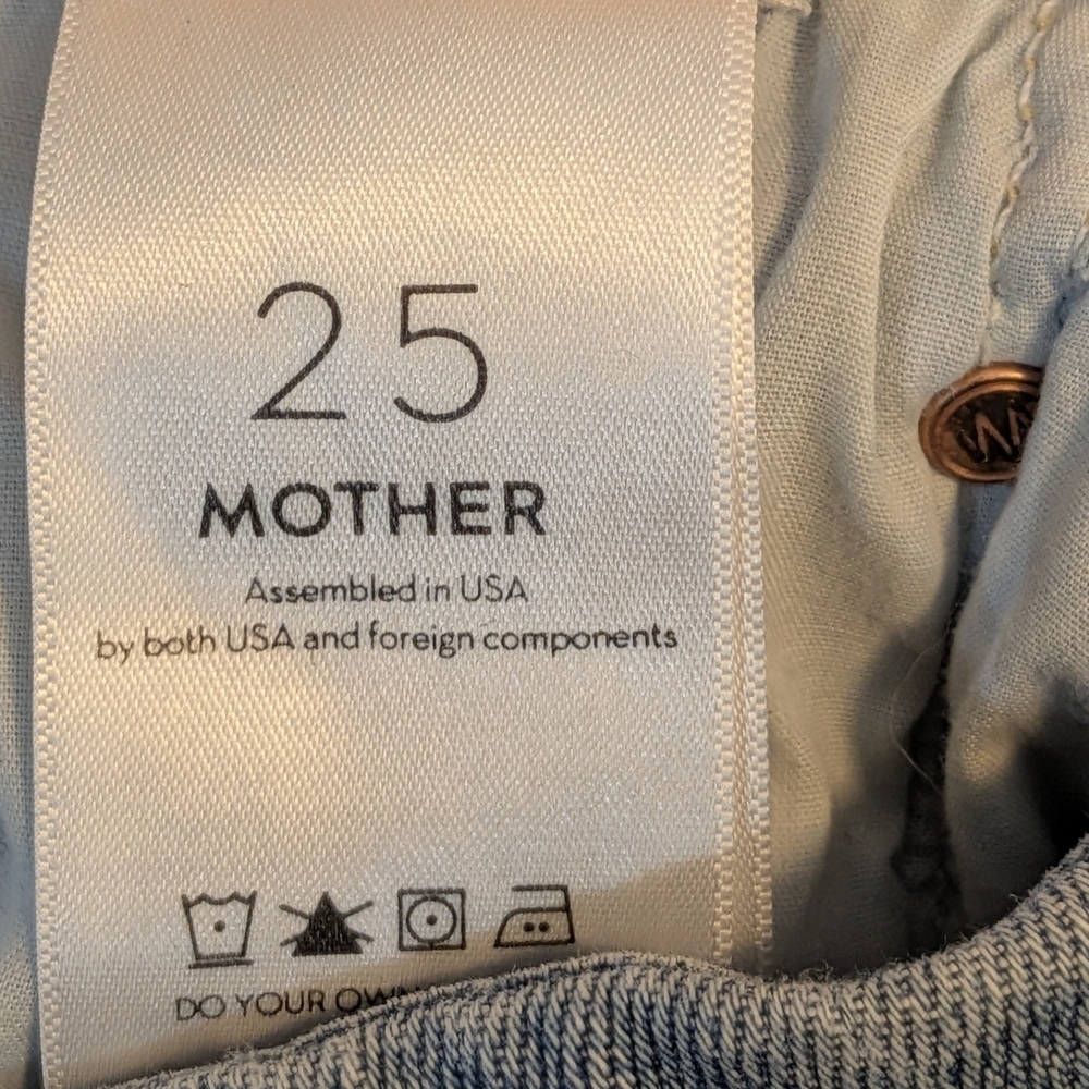 MOTHER The Looker Ankle Step Fray Size 25 - Picture 7 of 7